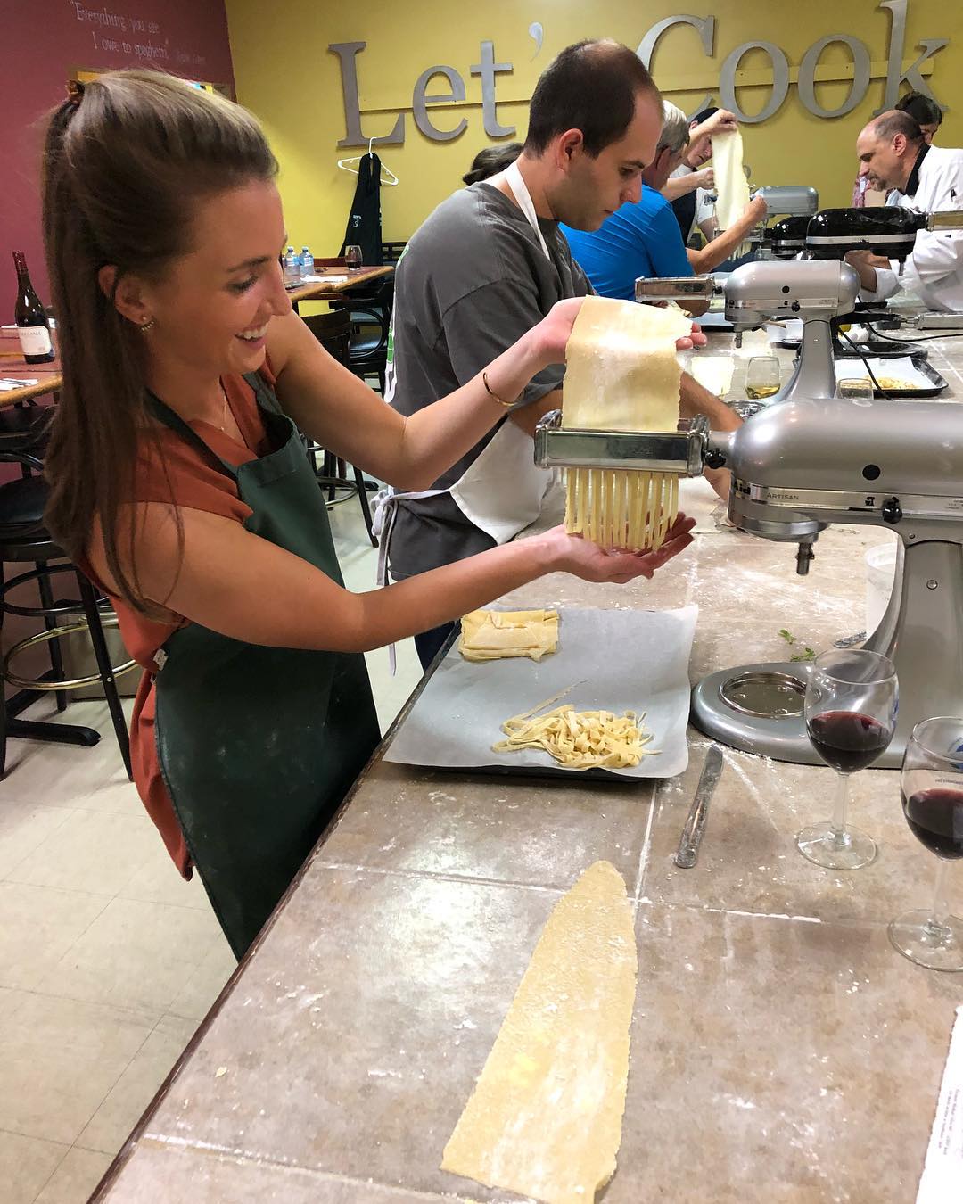 4/12/25 Pasta for Two Class Registration Deposit Let's Cook Culinary